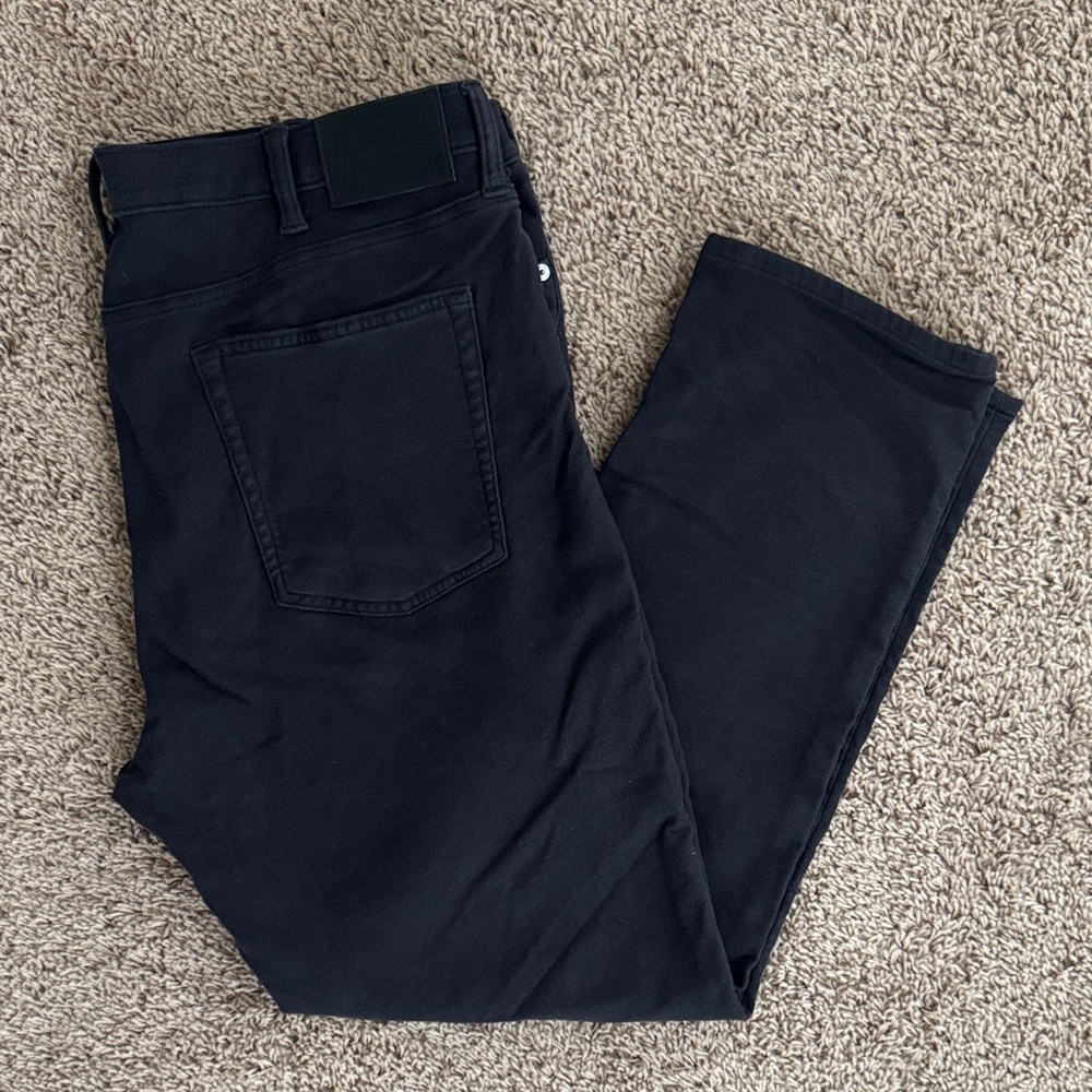 Lands' End Men's Slim Black Jeans